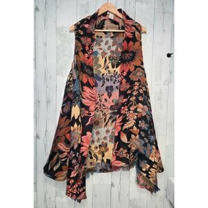 Soft Surroundings Floral Tapestry Bohemian Topper O/S